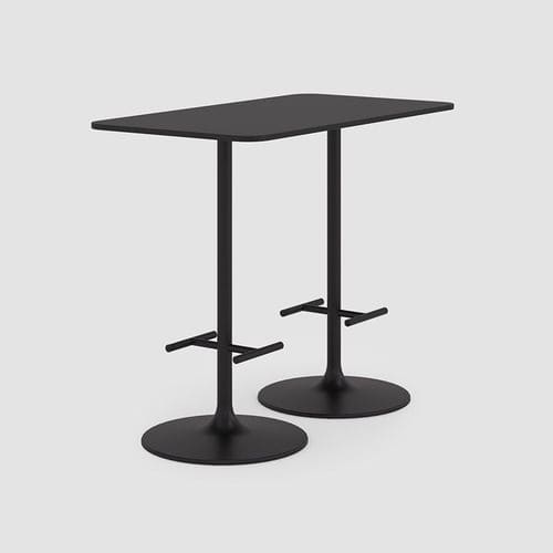 现代风格高脚桌 - CASUAL Table high - Bene GmbH - Fenix NTM 材质 / 粉末涂层钢底座 / 长方形