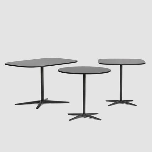 现代风格桌 - CLUB Table - Bene GmbH - 木制贴皮 / 三聚氰胺 / 金属桌脚