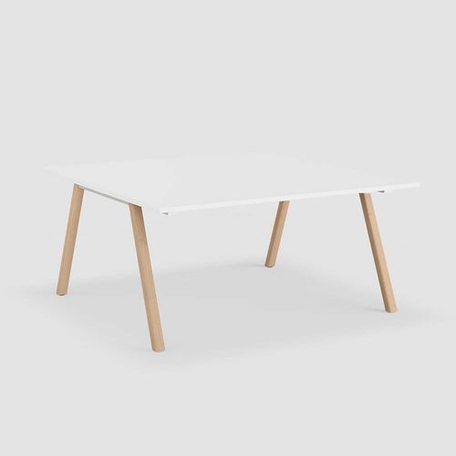 现代风格会议室桌 - DELTA WORKBENCH - Bene GmbH - 栎木 / 实木 / 天然栎木