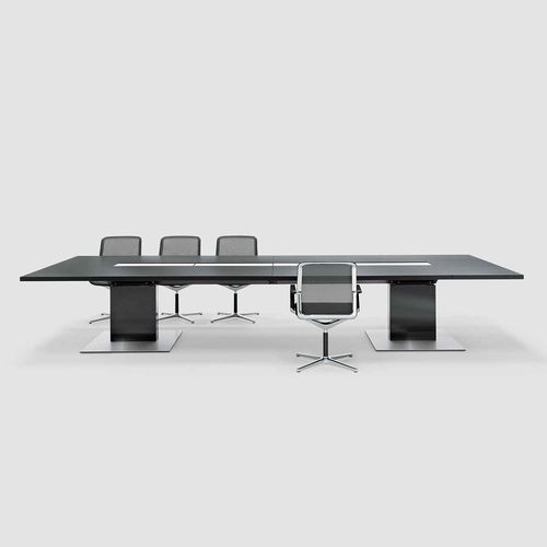 现代风格会议桌 - P2 CONFERENCE - Bene GmbH - 木制贴皮 / MDF / 金属桌脚