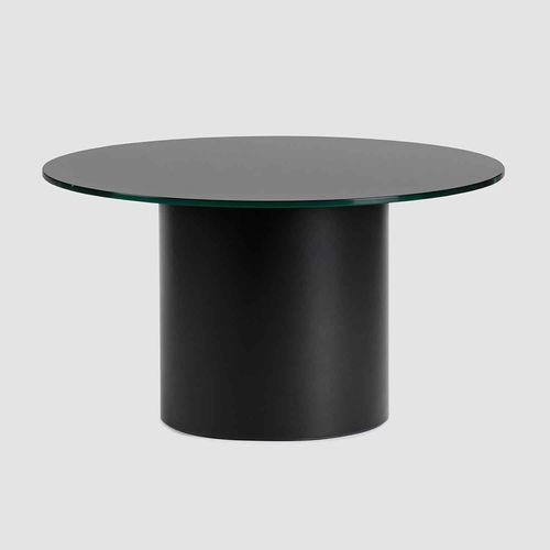 现代风格边桌 - PARCS CYLINDER TABLE - Bene GmbH - MDF / 玻璃 / 中密度纤维板MDF桌脚