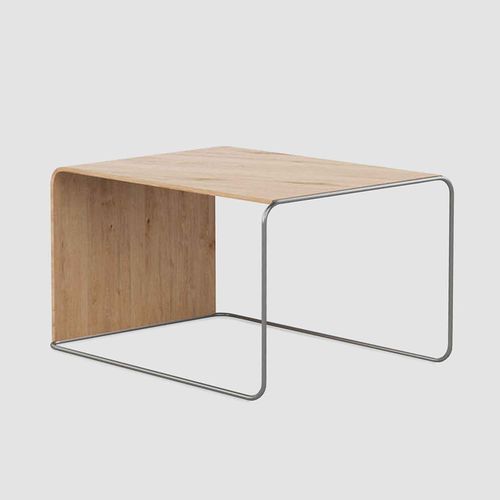 现代风格边桌 - PARCS PLY TABLE - Bene GmbH - 钢 / 木制 / 金属桌脚