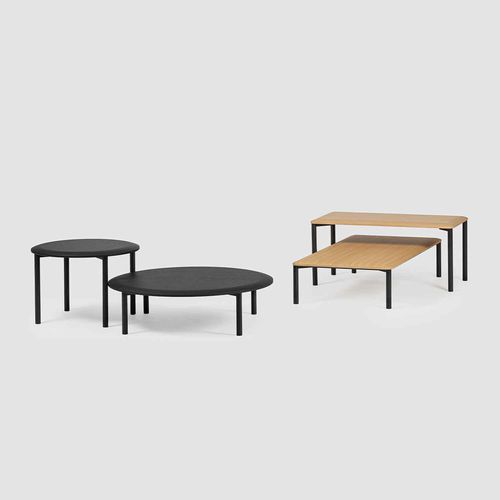 现代茶几 - PORTS COFFEE TABLE - Bene GmbH - 木质 / 金属桌脚 / 长方形