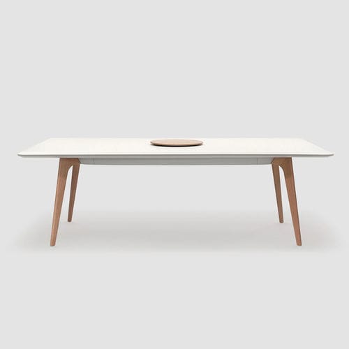 现代风格工作台 - TIMBA TABLE - Bene GmbH - 粉末涂层钢 / MDF / 实木