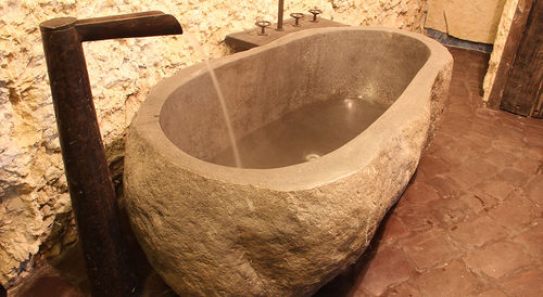 椭圆浴缸 - Castello Luxury Baths - 放置式 / 天然石材