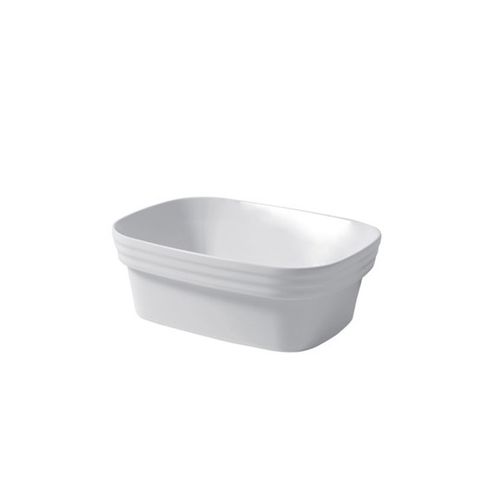 半嵌入式台盆 - LOOM : LO050I3801  - Disegno Ceramica - 陶瓷 / 长方形 / 现代风格