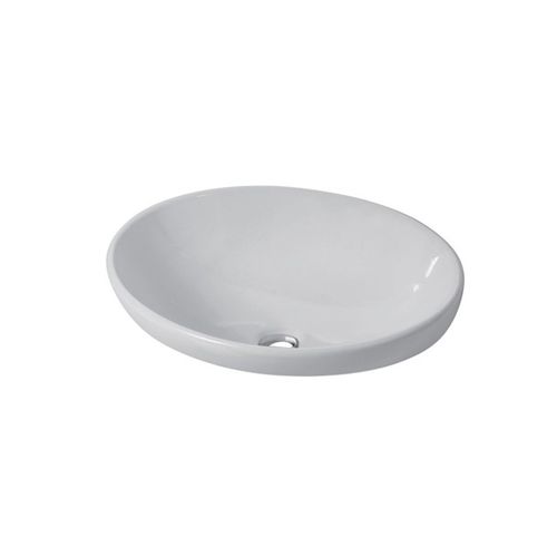 嵌入式台盆 - SFERA : SF06044001 - Disegno Ceramica - 陶瓷 / 椭圆 / 现代风格