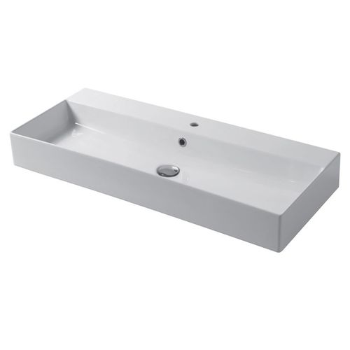 悬挂式台盆 - SLIM : SS10046101 - Disegno Ceramica - 陶瓷 / 长方形 / 现代风格