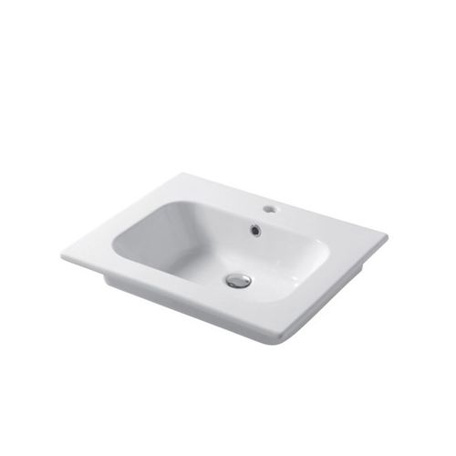 嵌入式台盆 - QUBO : QS06151101 - Disegno Ceramica - 陶瓷 / 长方形 / 现代风格