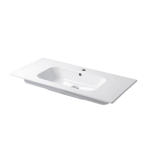 嵌入式台盆 - QUBO : QS09151101 - Disegno Ceramica - 陶瓷 / 长方形 / 现代风格