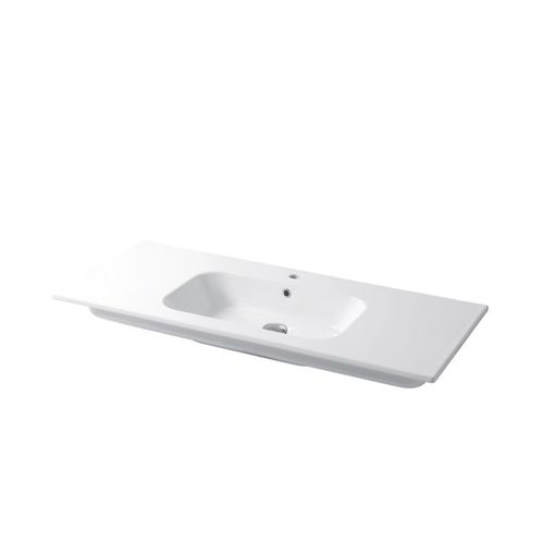 嵌入式台盆 - QUBO : QS10651101 - Disegno Ceramica - 陶瓷 / 长方形 / 现代风格