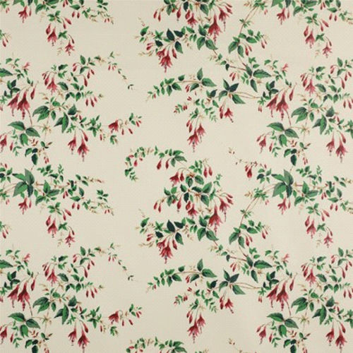 室内装饰面料 - FUCHSIA - Colefax & Fowler - 花朵图案 / 棉质