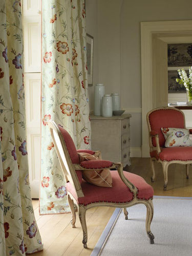 窗帘面料 - PEMBURY  - Colefax & Fowler - 花朵图案 / 粘胶