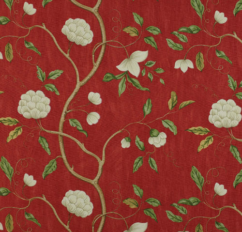 室内装饰面料 - SUMMER PALACE : SNOW TREE - Colefax & Fowler - 花朵图案 / 亚麻