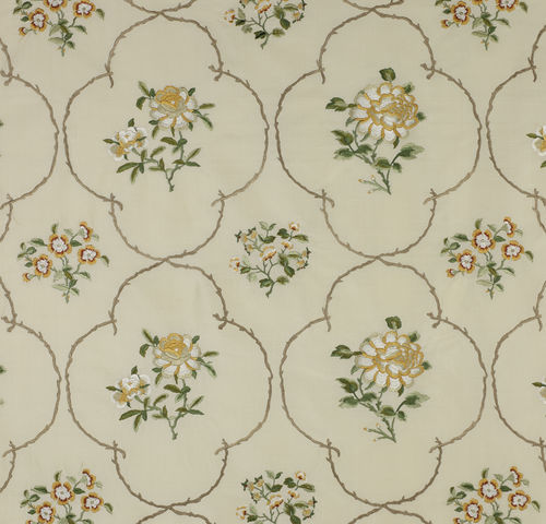 室内装饰面料 - SUMMER PALACE : CHINA ROSE - Colefax & Fowler - 花朵图案 / 粘胶