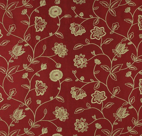 室内装饰面料 - SUMMER PALACE : PARIS - Colefax & Fowler - 花朵图案 / 粘胶