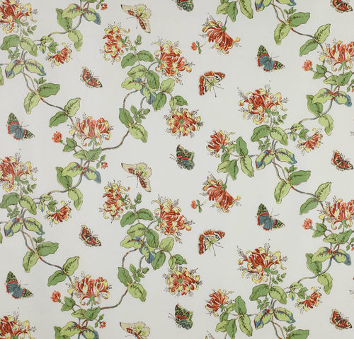 室内装饰面料 - HONEYSUCKLE - Colefax & Fowler - 花朵图案 / 棉质