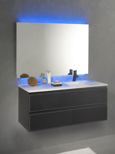 壁挂式台盆柜 - LOFT & BATH 120 CM - KRAMER - 木质 / 现代风格 / 带镜子