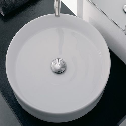 台上盆 - 8029 - Scarabeo Ceramiche - 陶瓷 / 圆形 / 无孔