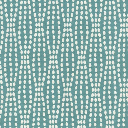室内装饰面料 - STRANDS TEAL - WAVERLY Div. of Schumacher & Co. - 图案 / 聚酯 / 棉质