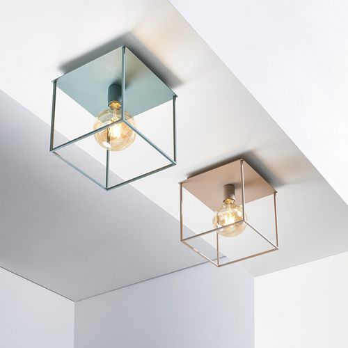 传统风格顶灯 - BOX - ZAVA SRL - 正方形 / 金属 / LED式