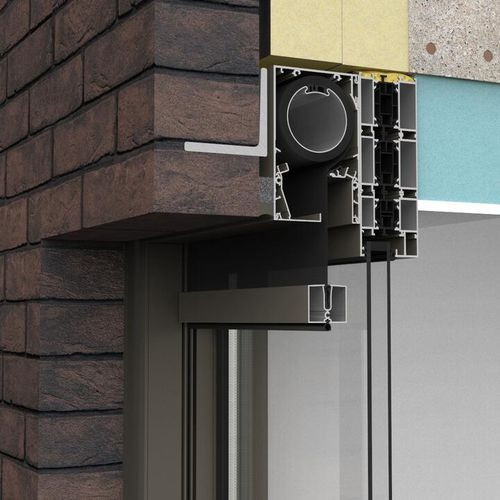 遮光卷帘 - FIXSCREEN® MINIMAL M7 - RENSON - 用于窗户 / 布料 / 户外