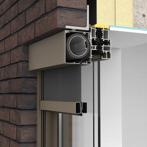 遮光卷帘 - FIXSCREEN® MINIMAL M1 - RENSON - 用于窗户 / 用于阳光房 / 布料