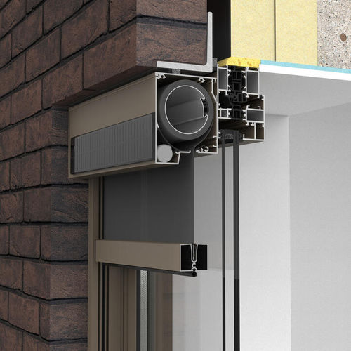遮光卷帘 - FIXSCREEN® MINIMAL SMALL M1 SOLAR  - RENSON - 用于窗户 / 布料 / 户外
