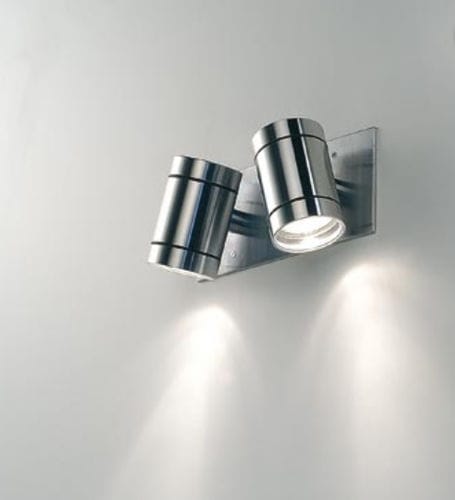 现代风格壁灯 - MAX 2-IN - BEL-LIGHTING / TERZO-LIGHT - 户外 / 不锈钢 / 玻璃