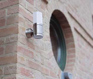 现代风格壁灯 - CUBIX D - BEL-LIGHTING / TERZO-LIGHT - 户外 / 不锈钢 / 玻璃
