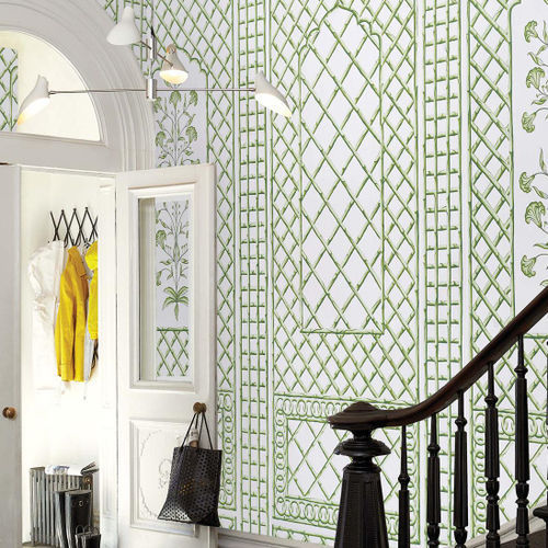 现代风格墙纸 - BAMBOO TRELLIS PANEL   - F. SCHUMACHER & CO. - 几何图案 / 阿拉伯风 / 仿布