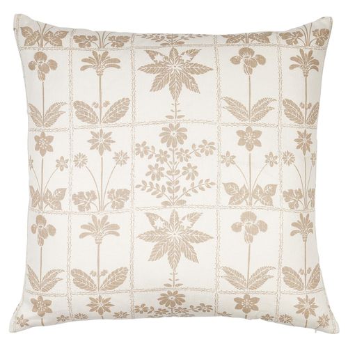 亚麻枕头 - GEORGIA WILDFLOWERS  - F. SCHUMACHER & CO. - 正方形 / 家用