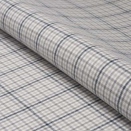 室内装饰面料 - ALDRIDGE HOUNDSTOOTH  - F. SCHUMACHER & CO. - 格子 / 羊毛 / 灰色