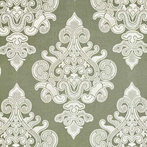 室内装饰面料 - ANGKOR EMBROIDERY   - F. SCHUMACHER & CO. - 缎纹 / 聚酯 / 亚麻