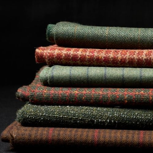 室内装饰面料 - THOMPSON MERINO WINDOWPANE    - F. SCHUMACHER & CO. - 墙面 / 格子 / 羊毛