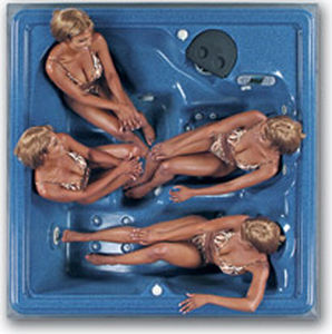地上水疗浴缸 - ATLANTIS - Thermo Spas - 正方形 / 4人座 / 家用