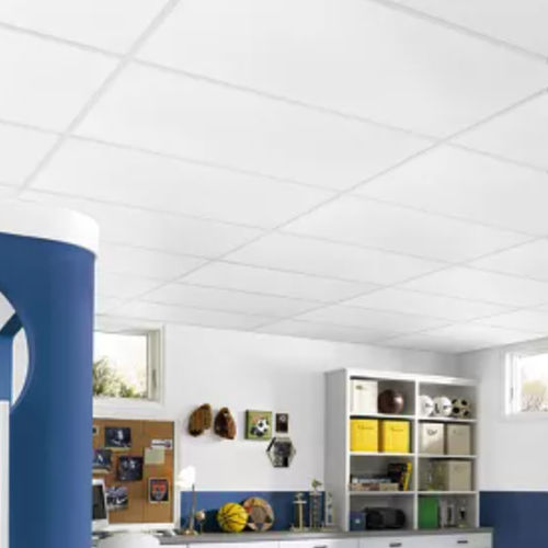 玻璃纤维吊顶 - SONOFLEX RANDOM FISSURED  - Armstrong ceilings - USA - 方砖 / 卧室 / 室内