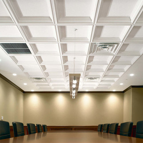 石膏吊顶 - CASTWORKS® METAPHORS® COFFERS - Armstrong ceilings - USA - 板式 / 办公室 / 室内