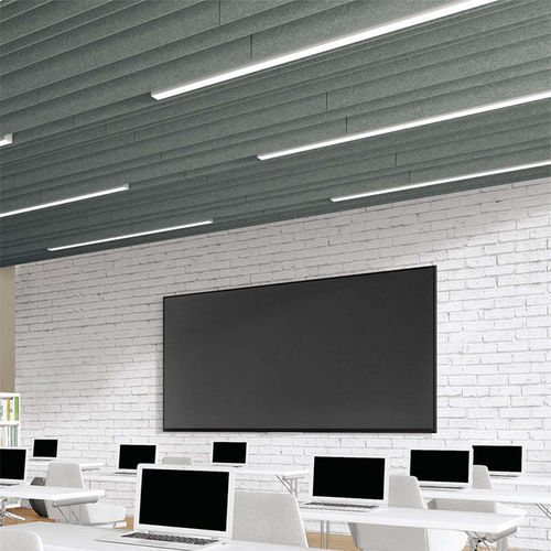 PET吊顶 - FELTWORKS&reg; BLADES - HOOKON - Armstrong ceilings - USA - 毛毡 / 板式 / 室内