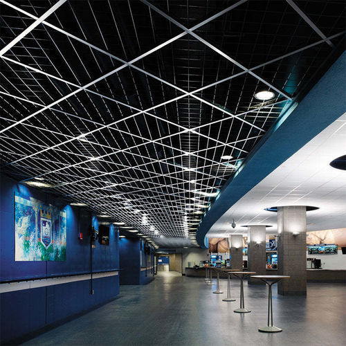 网眼吊顶 - WORKS&trade; MESH WELDED - Armstrong ceilings - USA - 方砖 / 室内 / 声学