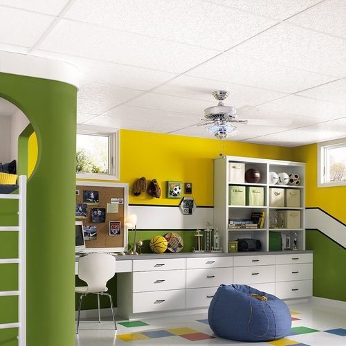 石膏吊顶 - GRENOBLE&trade; - Armstrong ceilings - USA - 矿物纤维 / 方砖 / 卧室