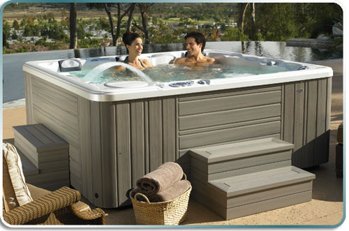 木质台阶 - ECHO TECH® - Caldera Spas - 用于 spa / 防滑