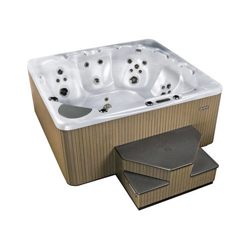 地上水疗浴缸 - 550 - Beachcomber Hot Tubs - 正方形 / 4人座 / 木质