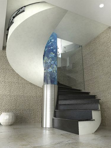 旋转楼梯 - Siller Stairs - 木台阶 / 混凝土 / 玻璃