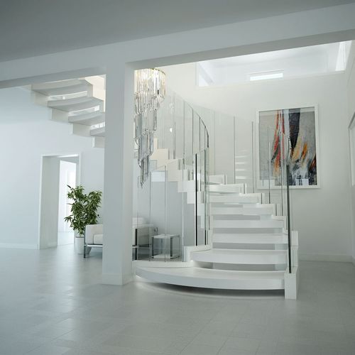 螺旋楼梯 - COBRA CORIAN - Siller Stairs - 复合材料 / 家用 / 专业