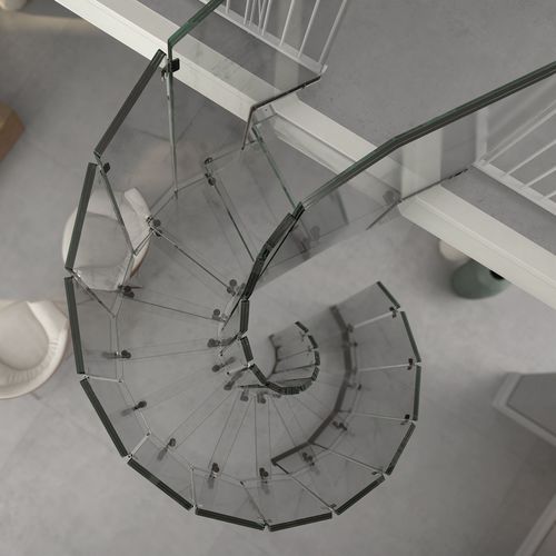 螺旋楼梯 - FLY MINI - Siller Stairs - 玻璃台阶 / 玻璃结构 / 家用