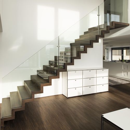 直线型楼梯 - ZIGZAG STRAIGHT - Siller Stairs - 木台阶 / 木质结构 / 家用