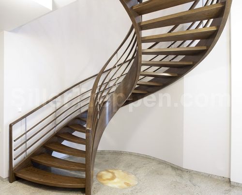 螺旋楼梯 - AMSTERDAM HELICAL - Siller Stairs - 木台阶 / 木质结构 / 现代风格