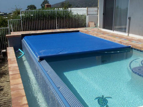 杆式游泳池盖 - Elite Pool Covers - 自动 / 安全