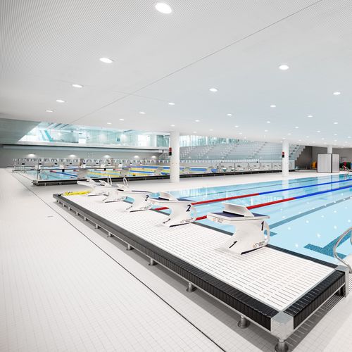 游泳池出发台地面 - Removable Headwall - Myrtha Pools